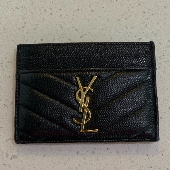 Saint Laurent Accessories - YSL Monogram Card Case Wallet